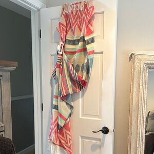 Colorful Geometric Patterned scarf